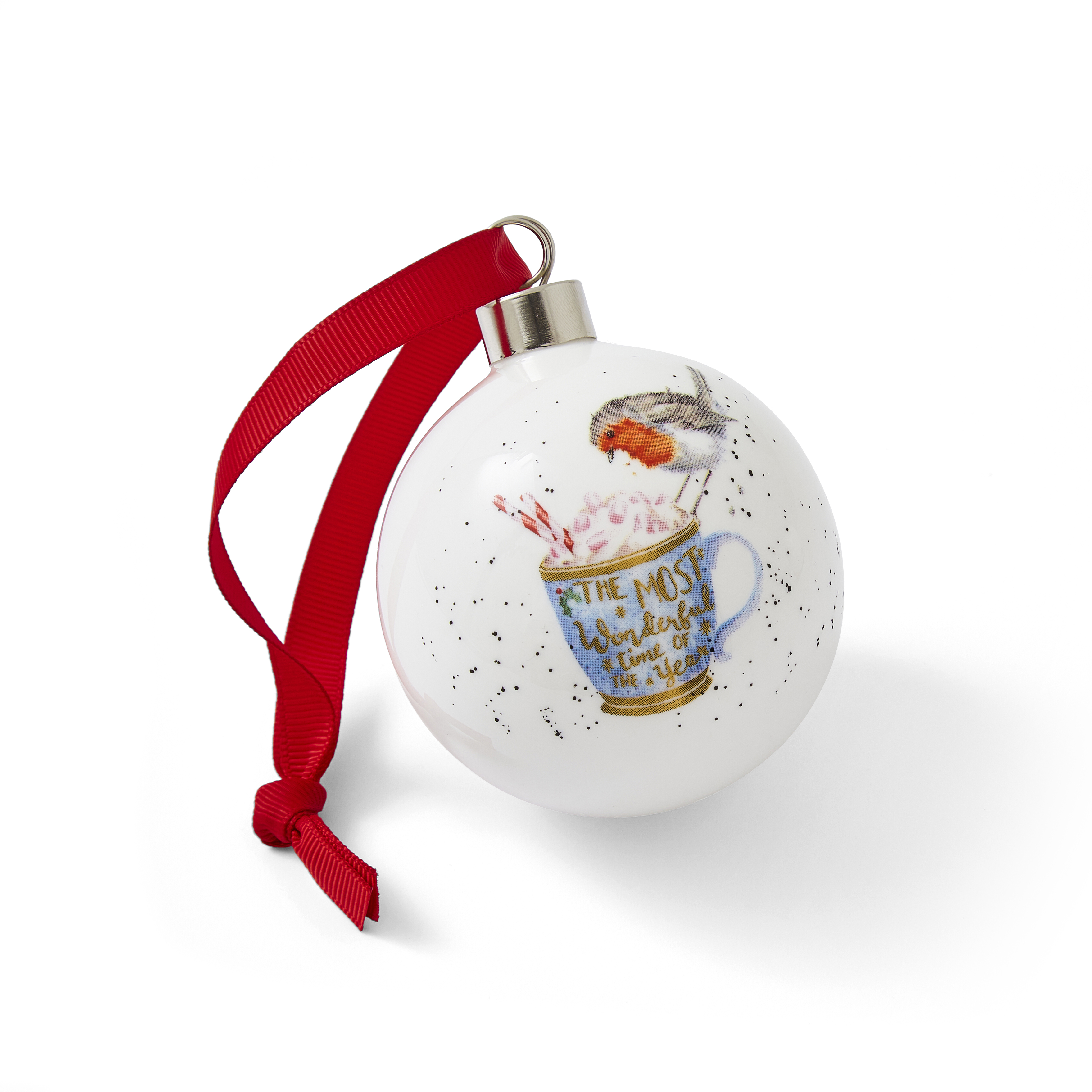 Wrendale Designs The Sleigh Ride Bauble image number null